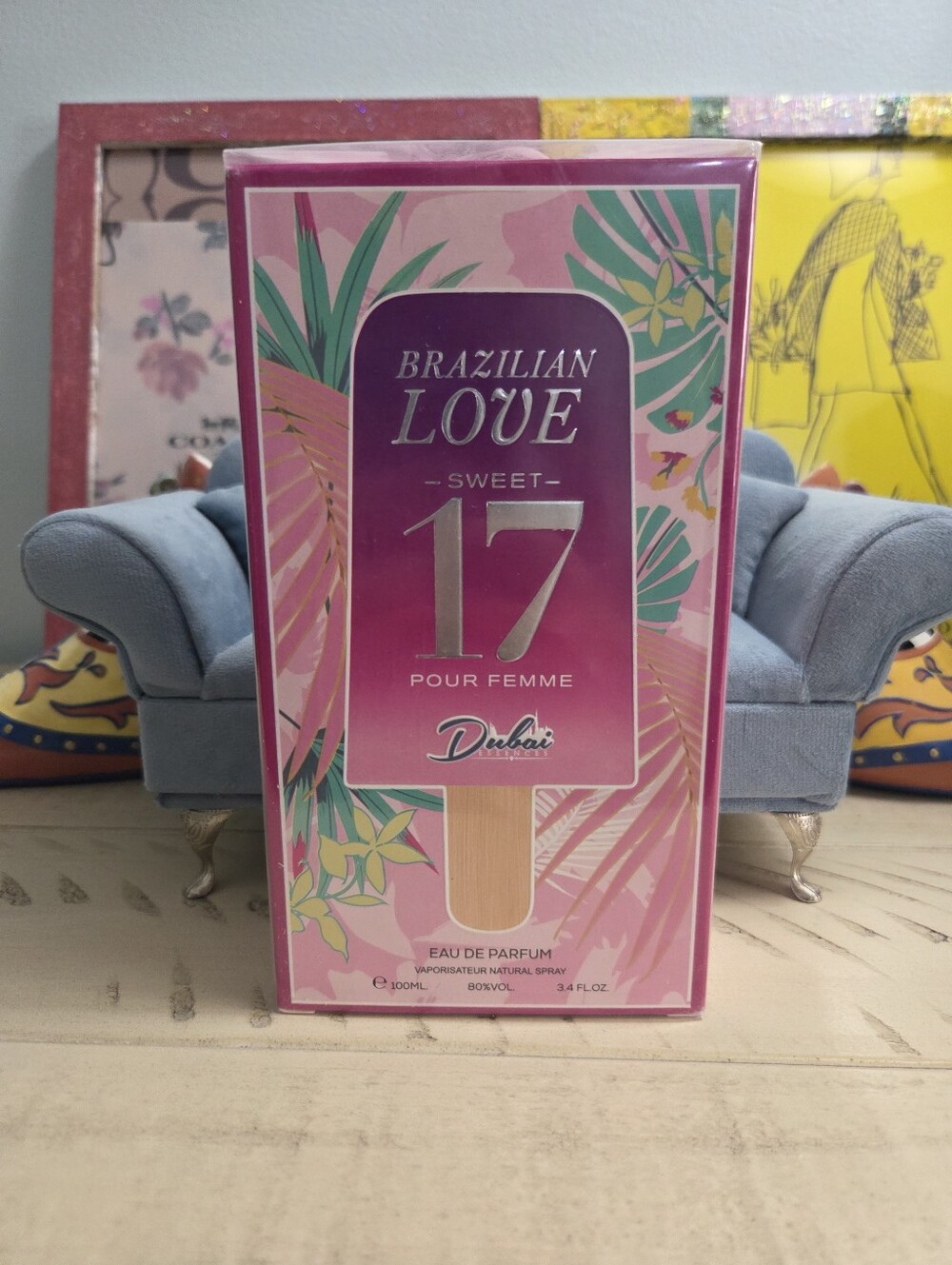 Dubai Essences Brazilian Love Sweet 17 Pour Femme Eau de Parfum Spray, NEW